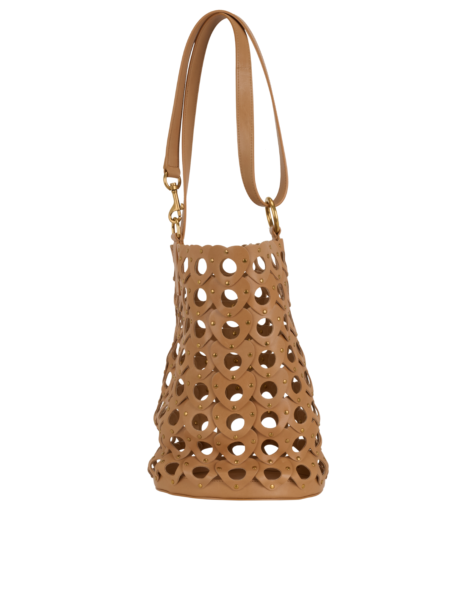 Seau Bucket Bag, &pound;595, Handbags, Beige, Leather, Back view
